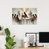 Het Laatste Avondmaal Print – Communie Muurkunst (Thuiskantoor)