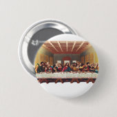 Het Laatste Avondmaal Ronde Button 5,7 Cm (Voorkant /achterkant)