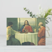 Het Laatste Avondmaal te Emmaus met Jezus Christus (Staand voorkant)