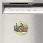 Het Laatste Avondmaal te Emmaus met Jezus Christus Magneet (Insitu (Vaatwasser))