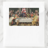 Het Laatste Avondmaal van de Republikeinse Partij Rechthoekige Sticker (Tas)
