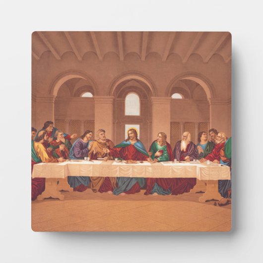 Het Laatste Avondmaal van Jezus Christus Fotoplaat (Voorkant)