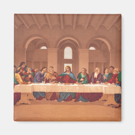 Het Laatste Avondmaal van Jezus Christus Magneet (Voorkant)