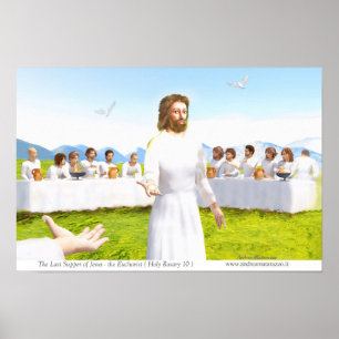 Het Laatste Avondmaal van Jezus - Eucharistie Poster