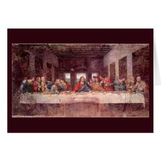 Het Laatste Avondmaal van Leonardo da Vinci (Voorkant Horizontaal)