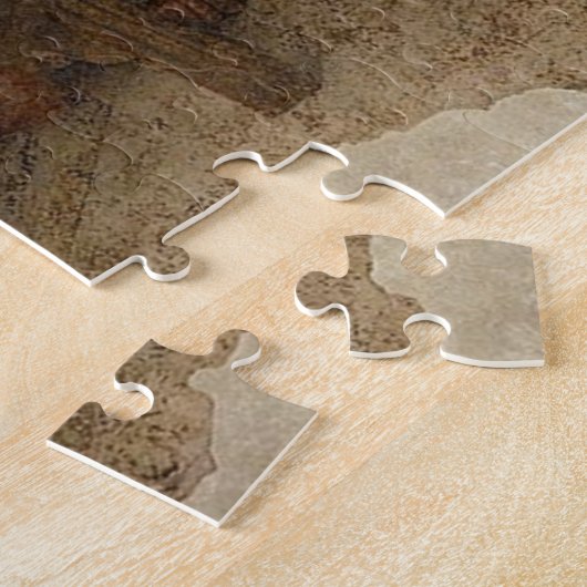 Het Laatste Avondmaal van Leonardo da Vinci (1495- Legpuzzel (Zijkant)