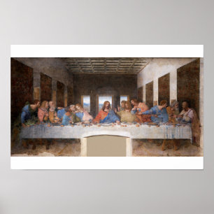 Het Laatste Avondmaal van Leonardo da Vinci (1495- Poster
