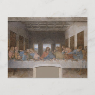 Het Laatste Avondmaal van Leonardo da Vinci Briefkaart