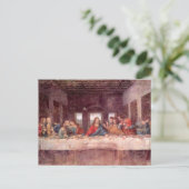 Het Laatste Avondmaal van Leonardo da Vinci Briefkaart (Staand voorkant)
