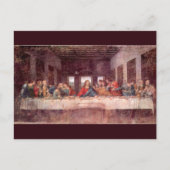 Het Laatste Avondmaal van Leonardo da Vinci Briefkaart (Voorkant)