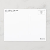 Het Laatste Avondmaal van Leonardo da Vinci Briefkaart (Achterkant)