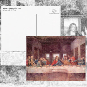 Het Laatste Avondmaal van Leonardo da Vinci Briefkaart