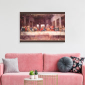 Het Laatste Avondmaal van Leonardo da Vinci Canvas Afdruk (Insitu (Woonkamer))