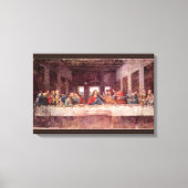 Het Laatste Avondmaal van Leonardo da Vinci Canvas Afdruk (Voorkant)