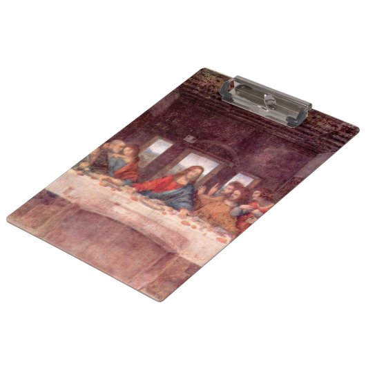 Het Laatste Avondmaal van Leonardo da Vinci Klembord (Gekanteld)