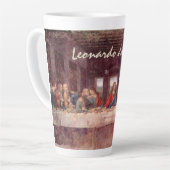Het Laatste Avondmaal van Leonardo da Vinci Latte Mok (Linkerhoek)