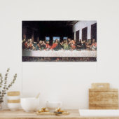 Het Laatste Avondmaal van Leonardo da Vinci Poster (Keuken)