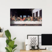 Het Laatste Avondmaal van Leonardo da Vinci Poster (Thuiskantoor)