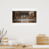 Het Laatste Avondmaal van Leonardo Da Vinci Poster (Keuken)