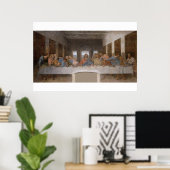 Het Laatste Avondmaal van Leonardo Da Vinci Poster (Thuiskantoor)