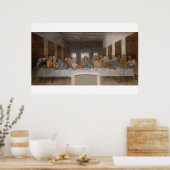 Het Laatste Avondmaal van Leonardo Da Vinci Poster (Keuken)
