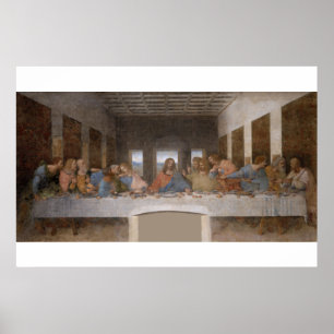 Het Laatste Avondmaal van Leonardo Da Vinci Poster