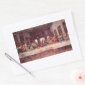 Het Laatste Avondmaal van Leonardo da Vinci Rechthoekige Sticker (Envelop)