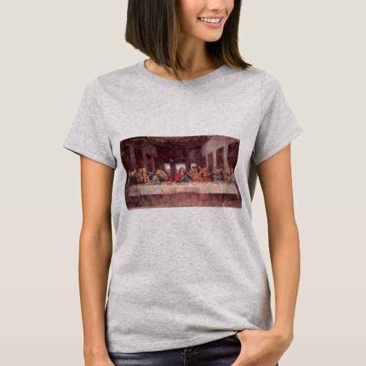 Het Laatste Avondmaal van Leonardo da Vinci T-shirt (Voorkant)