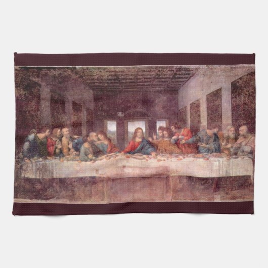 Het Laatste Avondmaal van Leonardo da Vinci Theedoek (Horizontaal)
