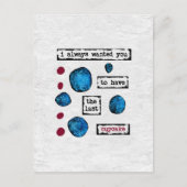 Het laatste Briefkaart Cupcake (Voorkant)