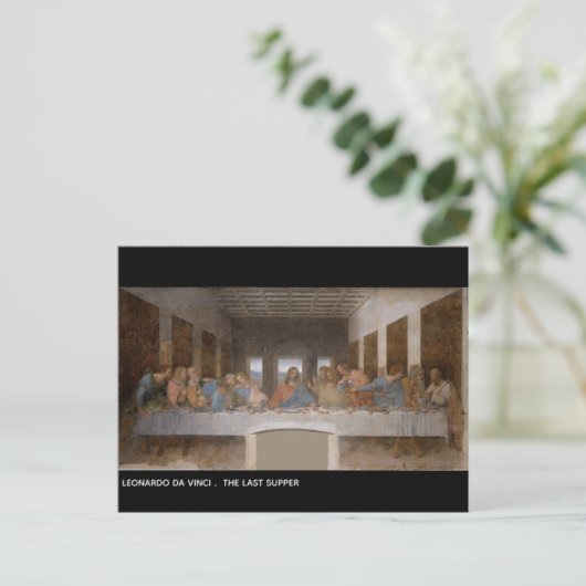 Het laatste Briefkaart van het LEONARDO DA VINCI (Staand voorkant)