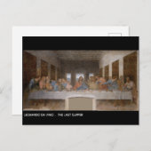 Het laatste Briefkaart van het LEONARDO DA VINCI (Voorkant / Achterkant)