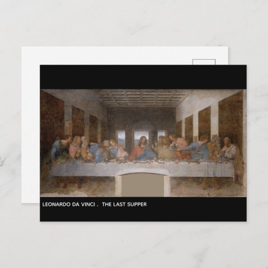 Het laatste Briefkaart van het LEONARDO DA VINCI (Voorkant / Achterkant)