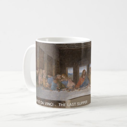 Het laatste Briefkaart van het LEONARDO DA VINCI Koffiemok (Voorkant links)