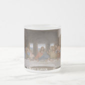 Het laatste Briefkaart van het LEONARDO DA VINCI Matglas Koffiemok (Center)