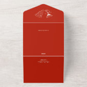 Het laatste deel van de Single Life Bachelorette All In One Uitnodiging (Buitenkant)