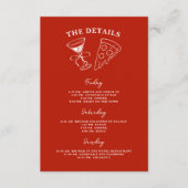 Het laatste deel van de Single Life Bachelorette Informatiekaartje (Voorkant)