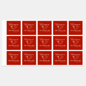 Het laatste deel van de Single Life Bachelorette Labels (Vel)