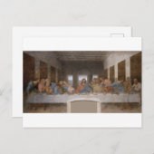 Het laatste devies van het Leonardo Da Vinci-Brief Feestdagenkaart (Voorkant / Achterkant)