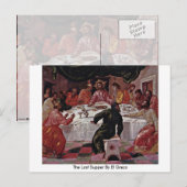 Het laatste eten van El Greco Briefkaart (Voorkant / Achterkant)