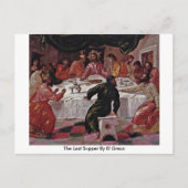Het laatste eten van El Greco Briefkaart (Voorkant)