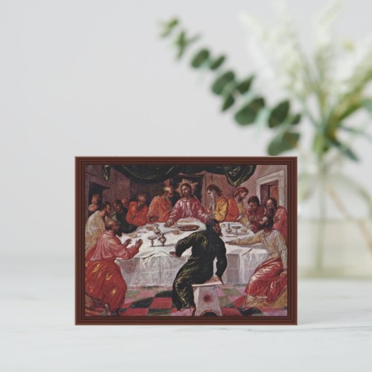 Het laatste eten van Greco El Briefkaart (Staand voorkant)