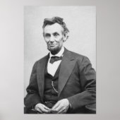 Het laatste formele portret van Abraham Lincoln Poster (Voorkant)