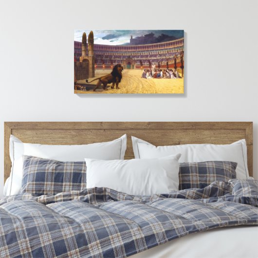 Het laatste gebed van de Christelijke martelaren | Canvas Afdruk (Insitu (Slaapkamer))