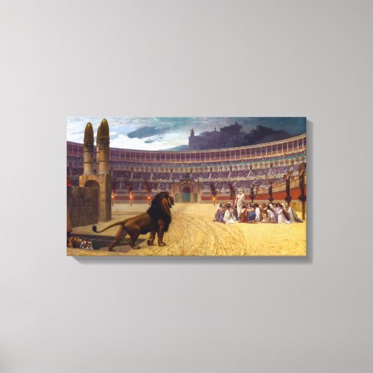 Het laatste gebed van de Christelijke martelaren | Canvas Afdruk (Voorkant)