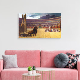 Het laatste gebed van de Christelijke martelaren | Canvas Afdruk