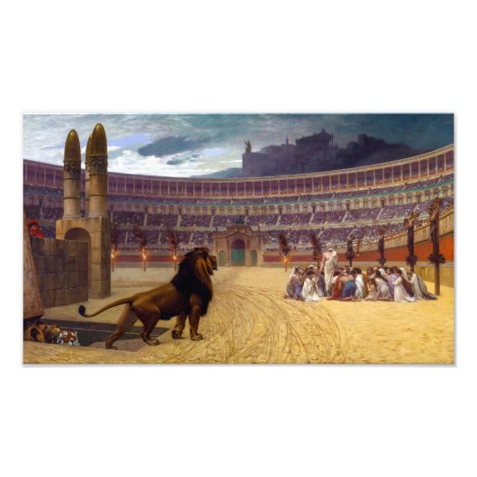 Het laatste gebed van de Christelijke martelaren | Foto Afdruk (Voorkant)