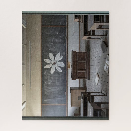 Het laatste geschenk van de leraar legpuzzel (Verticaal)