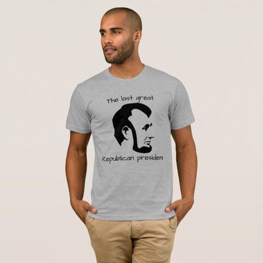"Het laatste grote Republikeinse president" met Li T-shirt (Voorkant volledig)
