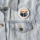 Het laatste Kind om de schoolbus te verlaten Ronde Button 5,7 Cm (In situ)